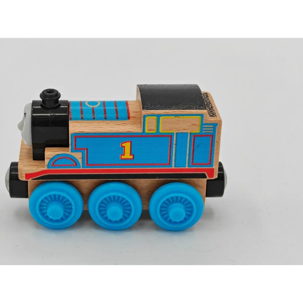 Thomas & Friends Wood Thomas the Tank Engine Magnetic Toy Train FHM16 Blue No. 1